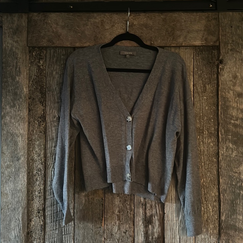 beautiful oasis gray cardigan
